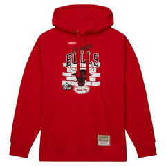 Chicago Bulls x Tats Cru Hardwood Classics Brick Pullover Hoodie sale - Red | Mitchell & Ness discount
