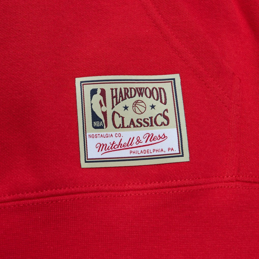 Chicago Bulls x Tats Cru Hardwood Classics Brick Pullover Hoodie sale - Red | Mitchell & Ness discount