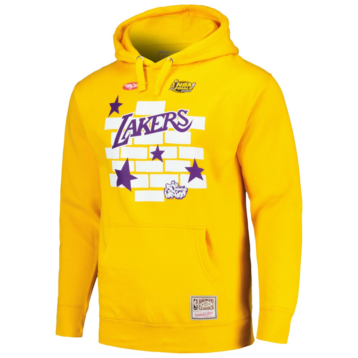 Los Angeles Lakers x Tats Cru Hardwood Classics Brick Pullover Hoodie - Gold | Mitchell & Ness outlet
