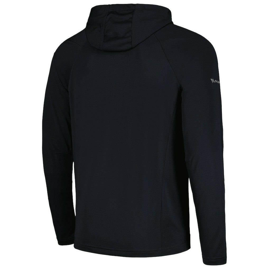 Chicago Bulls Levelwear Zander Hoodie Raglan Quarter-Zip Top - Black online
