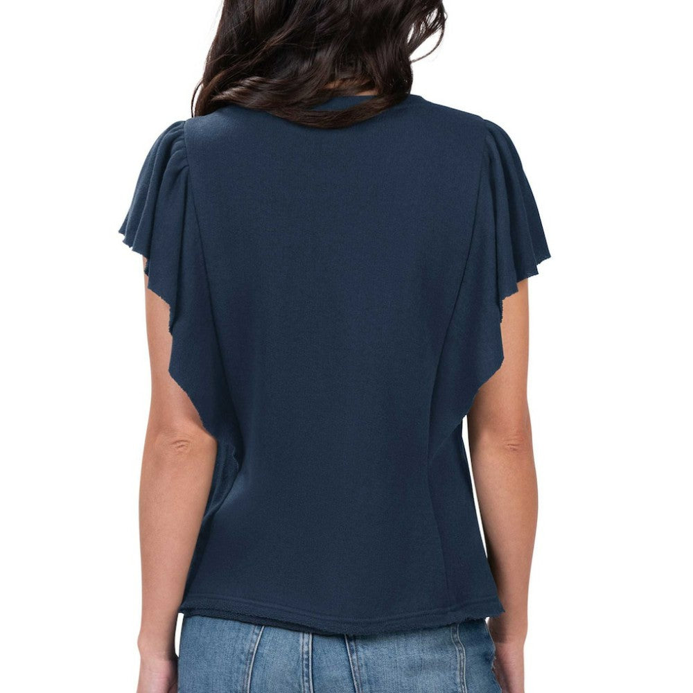 Tampa Bay Rays G-III 4Her by Carl Banks Women's Crowd Wave T-Shirt - Navy