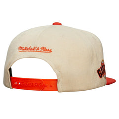 San Francisco Giants Cooperstown Collection Speed Zone Snapback Hat - Cream | Mitchell & Ness