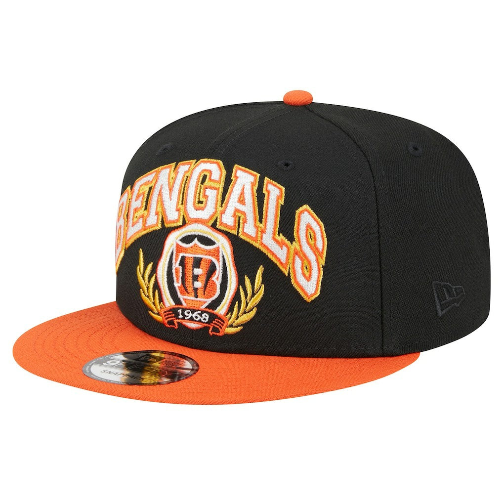 Cincinnati Bengals New Era Team Establish 9FIFTY Snapback Hat - Black/Orange discount