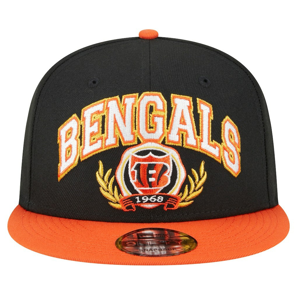 Cincinnati Bengals New Era Team Establish 9FIFTY Snapback Hat - Black/Orange discount