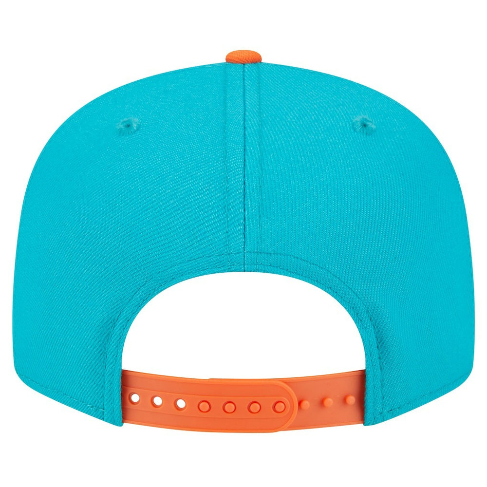 Miami Dolphins New Era Team Establish 9FIFTY Snapback Hat - Aqua/Orange online