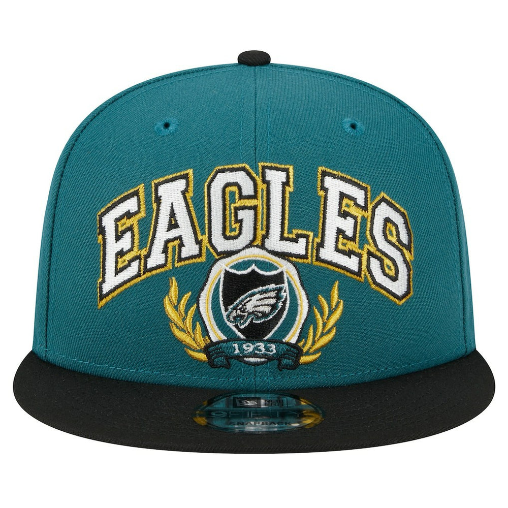 Philadelphia Eagles New Era Team Establish 9FIFTY Snapback Hat - Midnight Green/Black online
