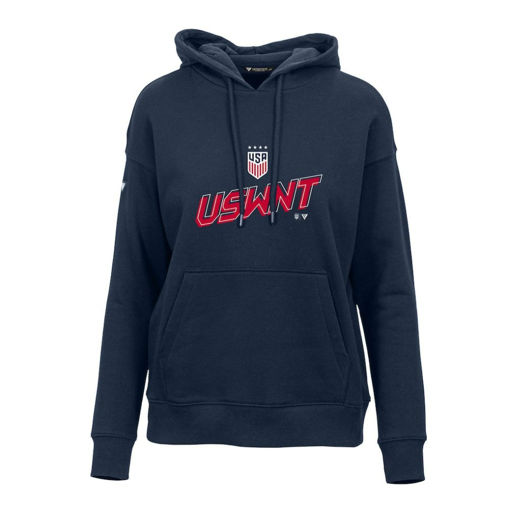 USWNT Levelwear Women's Adorn Elevate Pullover Hoodie - Navy cheap