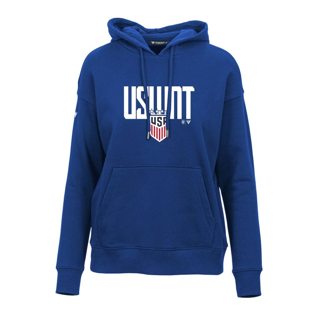 USWNT Levelwear Women's Adorn Mascot Pullover Hoodie - Royal for sale