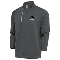 Golden State Warriors Antigua Metallic Logo Generation Quarter-Zip Top sale - Pewter cheap