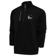 Golden State Warriors Antigua Metallic Logo Generation Quarter-Zip Top sale - Black on sale