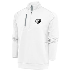Memphis Grizzlies Antigua Metallic Logo Generation Quarter-Zip Top - White online