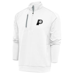 Indiana Pacers Antigua Metallic Logo Generation Quarter-Zip Top - White cheap