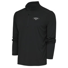 New Orleans Pelicans Antigua Metallic Logo Tribute Quarter-Zip Top - Charcoal cheap