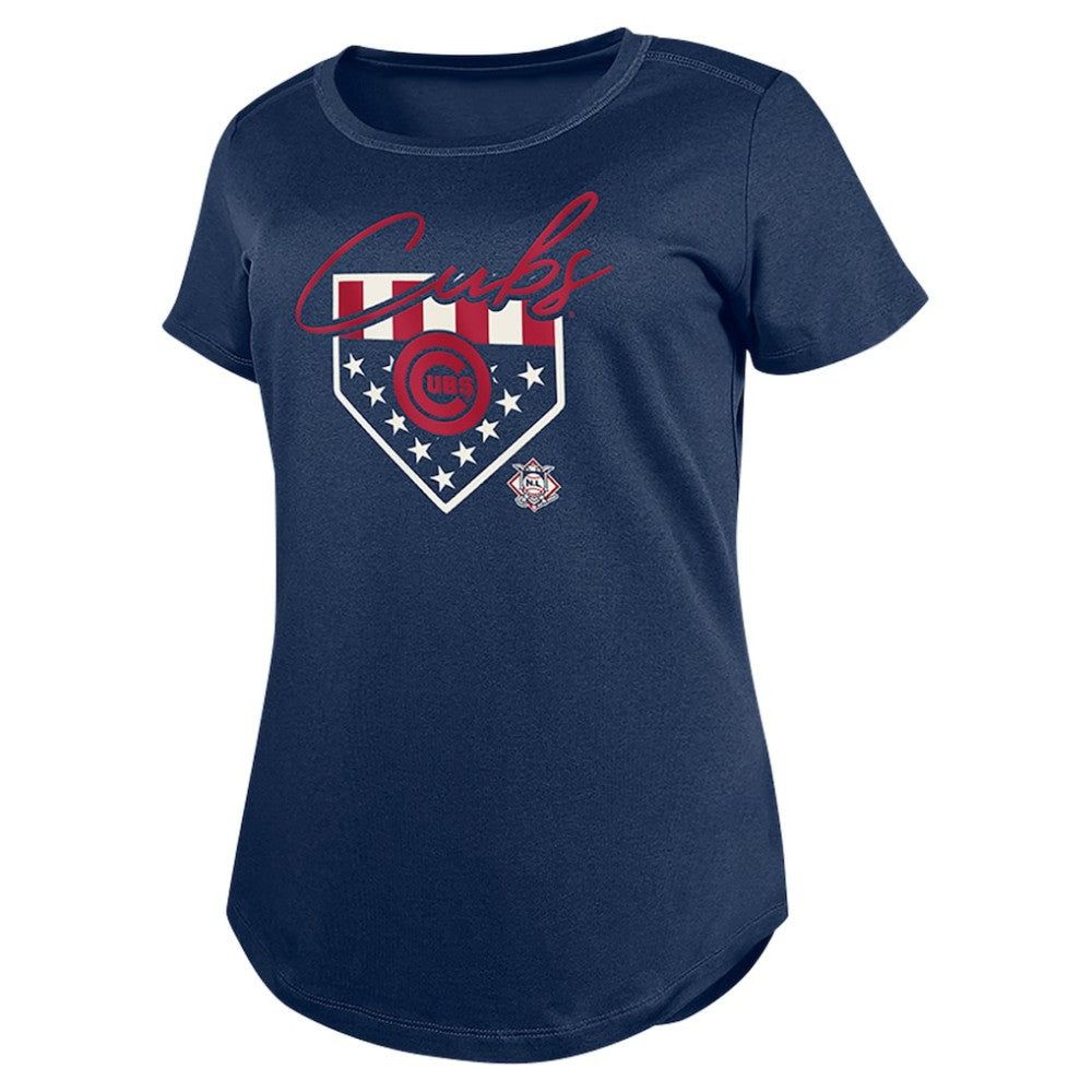Chicago Cubs Women's Americana T-Shirt - Navy | New Era