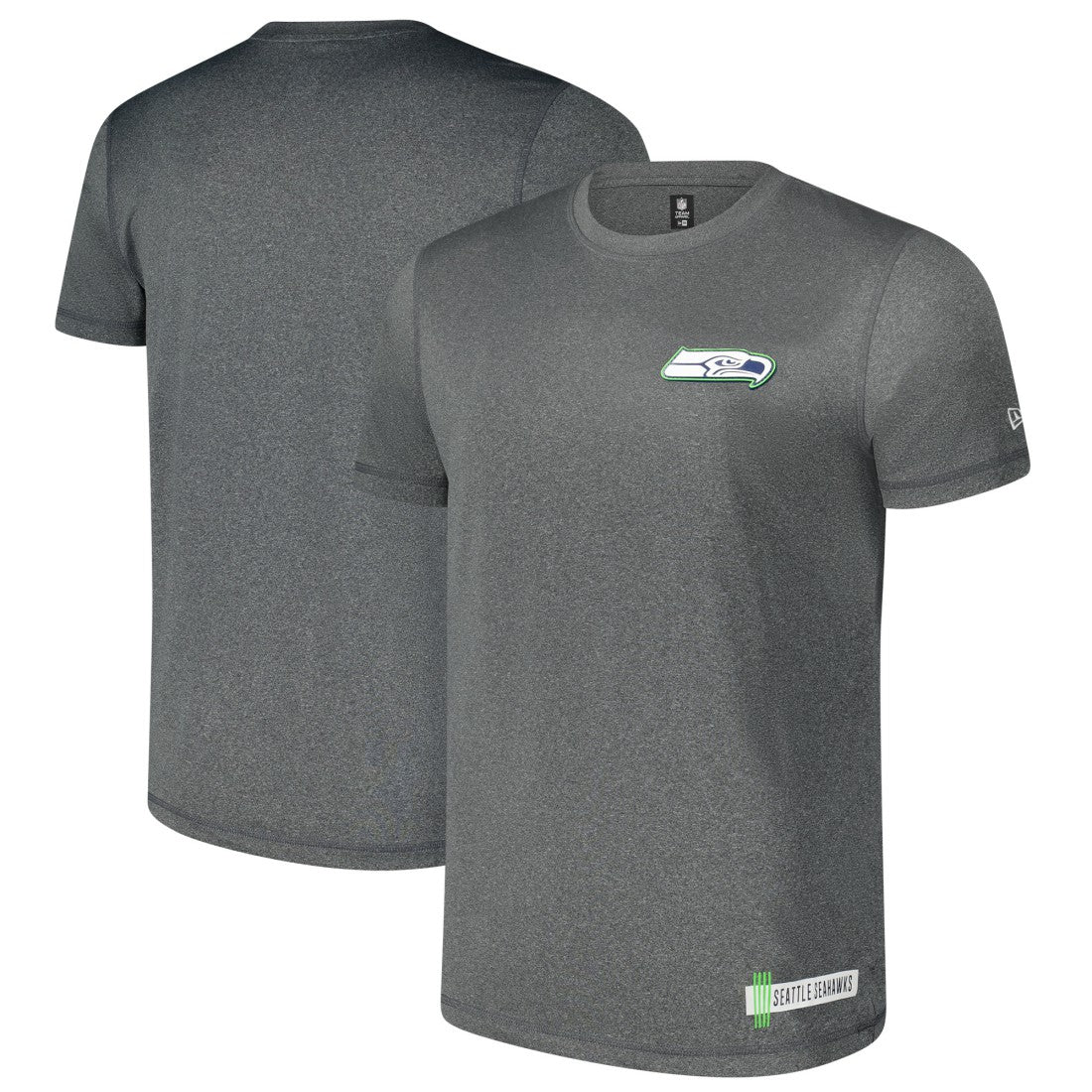 Seattle Seahawks New Era 2024 NFL Training Camp T-Shirt - Heather Charcoal for sale