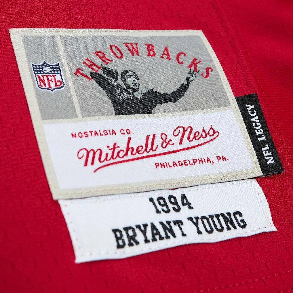 Bryant Young San Francisco 49ers Legacy Replica Jersey - Scarlet cheap