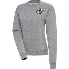 Dallas Mavericks Antigua Women's Brushed Metallic Victory Pullover Sweatshirt - Heather Gray discount