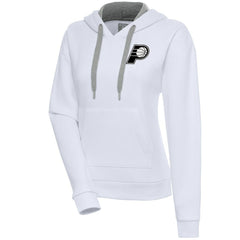 Indiana Pacers Antigua Women's Brushed Metallic Victory Pullover Hoodie - White outlet