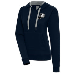 Indiana Pacers Antigua Women's Brushed Metallic Victory Pullover Hoodie - Navy cheap