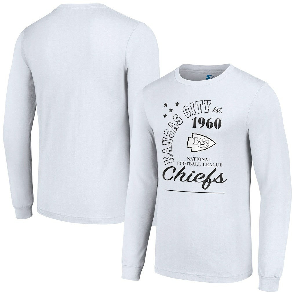 Kansas City Chiefs Starter Arch City Long Sleeve T-Shirt - White cheap