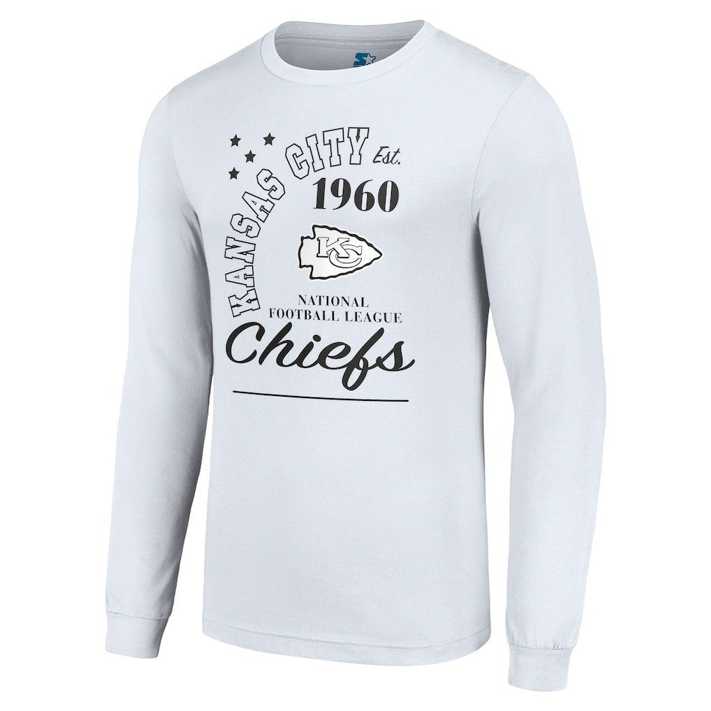 Kansas City Chiefs Starter Arch City Long Sleeve T-Shirt - White cheap