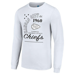 Kansas City Chiefs Starter Arch City Long Sleeve T-Shirt - White cheap