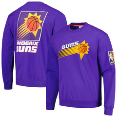 Phoenix Suns Hardwood Classics There and Back Pullover Sweatshirt - Purple | Mitchell & Ness sale