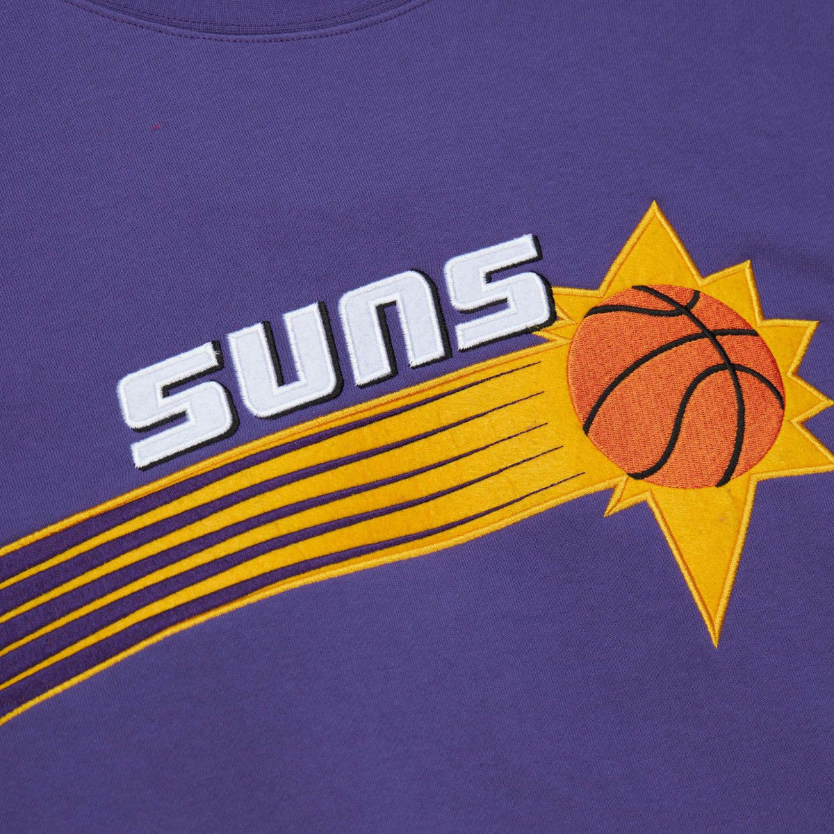 Phoenix Suns Hardwood Classics There and Back Pullover Sweatshirt - Purple | Mitchell & Ness sale