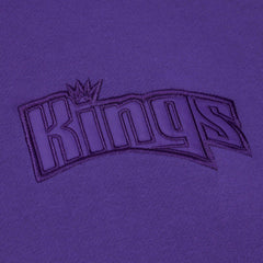 Sacramento Kings Hardwood Classics Tonal Pullover Hoodie - Purple | Mitchell & Ness for sale