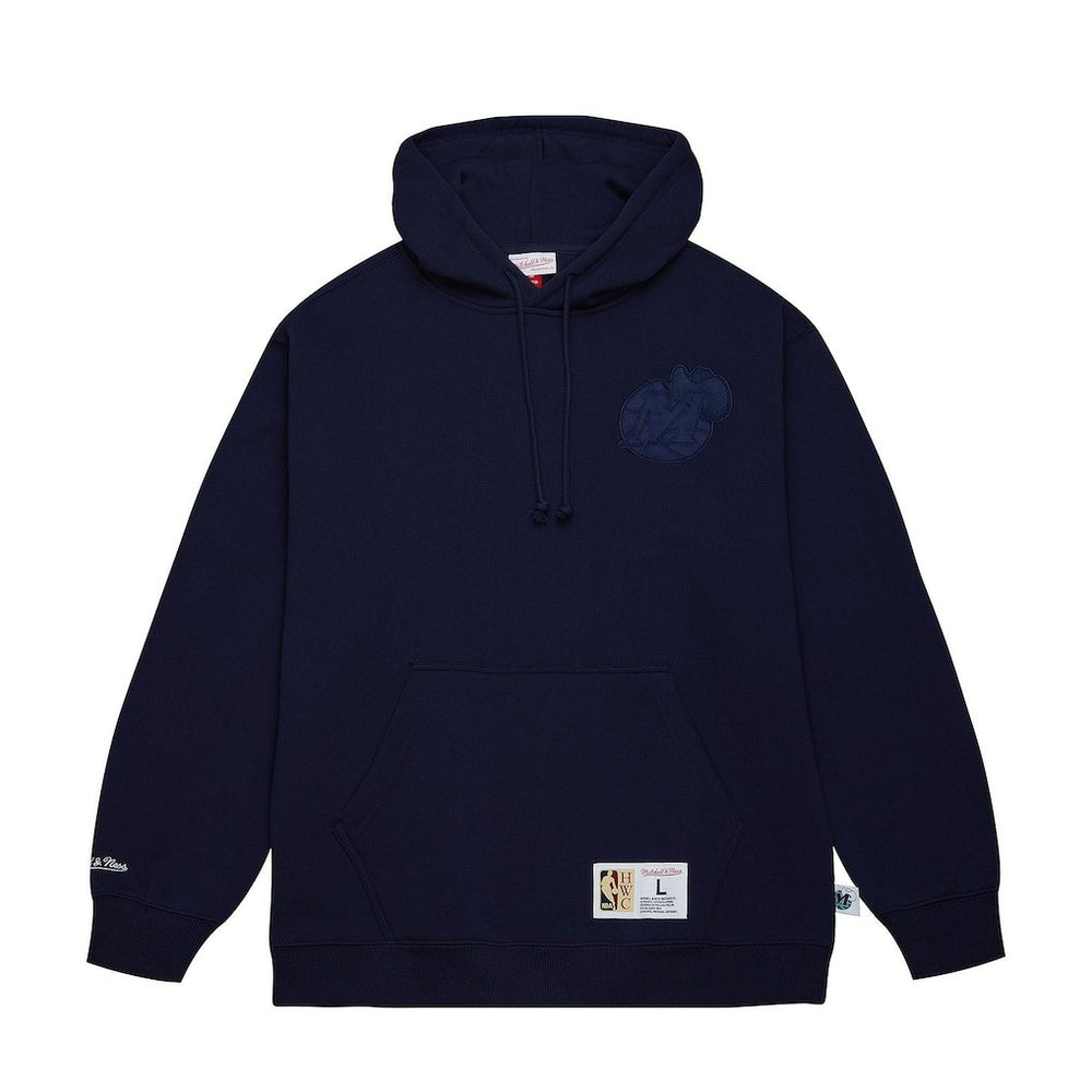 Dallas Mavericks Hardwood Classics Tonal Pullover Hoodie sale - Navy | Mitchell & Ness shop