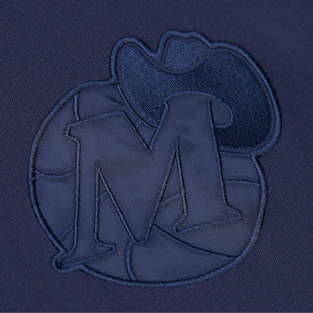 Dallas Mavericks Hardwood Classics Tonal Pullover Hoodie sale - Navy | Mitchell & Ness shop