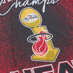 Miami Heat Hardwood Classics 2006 NBA Champions Champ City T-Shirt - Red | Mitchell & Ness for sale
