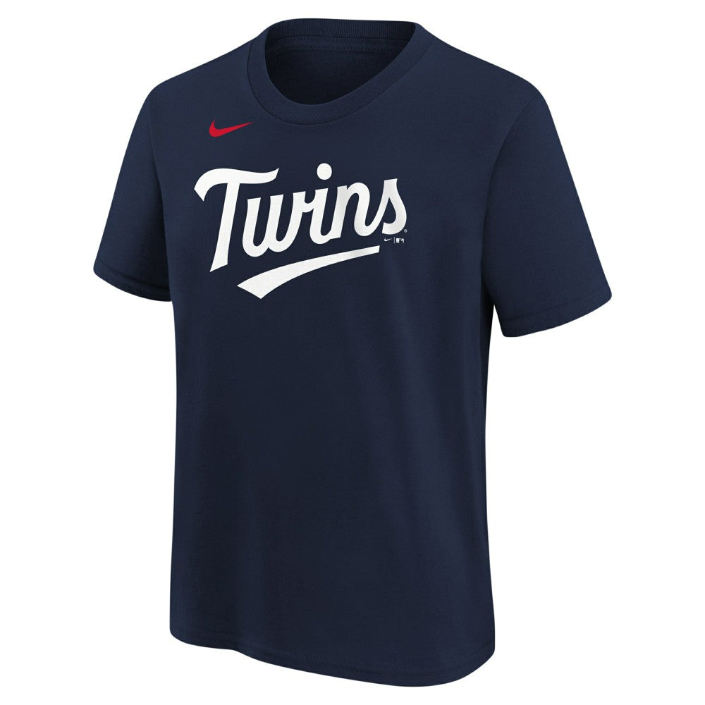 Ryan Jeffers Minnesota Twins Youth Name & Number T-Shirt - Navy | Nike
