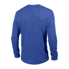 St. Louis Blues Champion Multi-Logo Tri-Blend Long Sleeve T-Shirt Heather Blue
