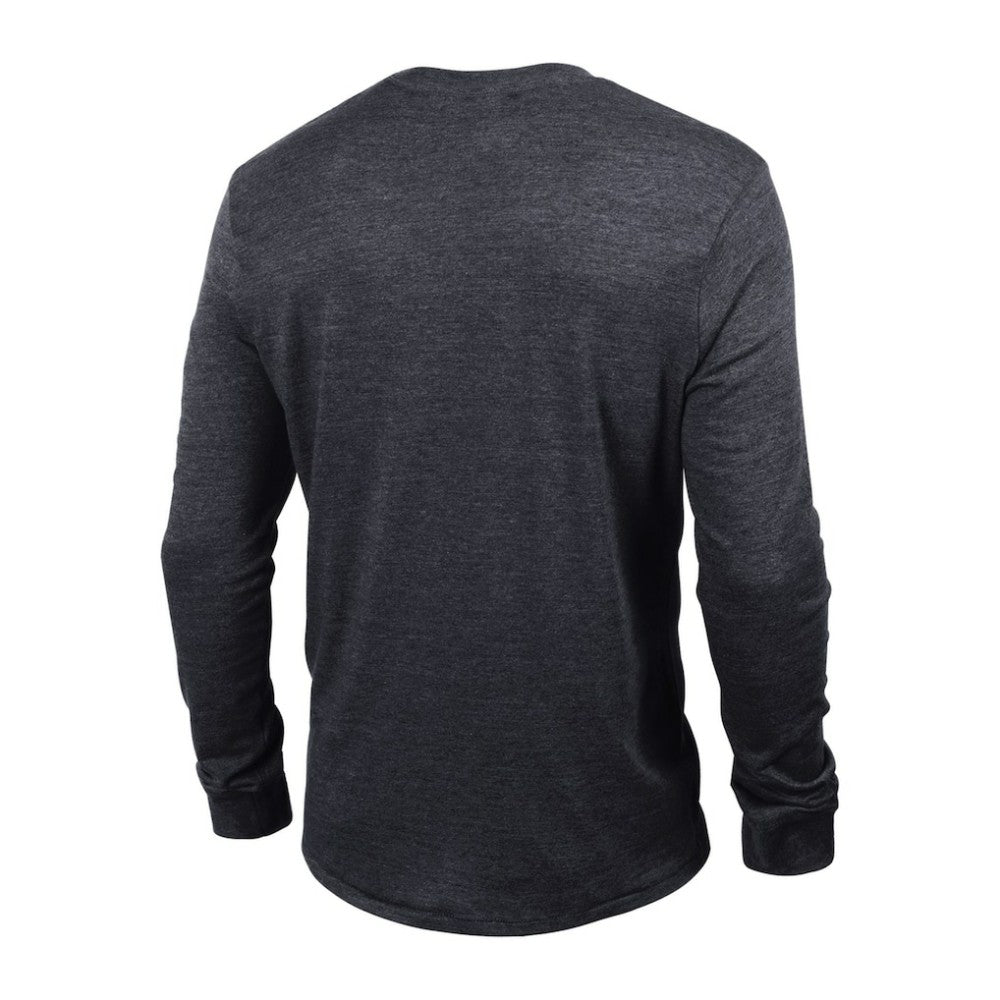 Minnesota Wild Champion Multi-Logo Tri-Blend Long Sleeve T-Shirt Heather Black