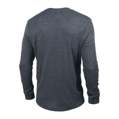 Seattle Kraken Champion Multi-Logo Tri-Blend Long Sleeve T-Shirt Heather Navy
