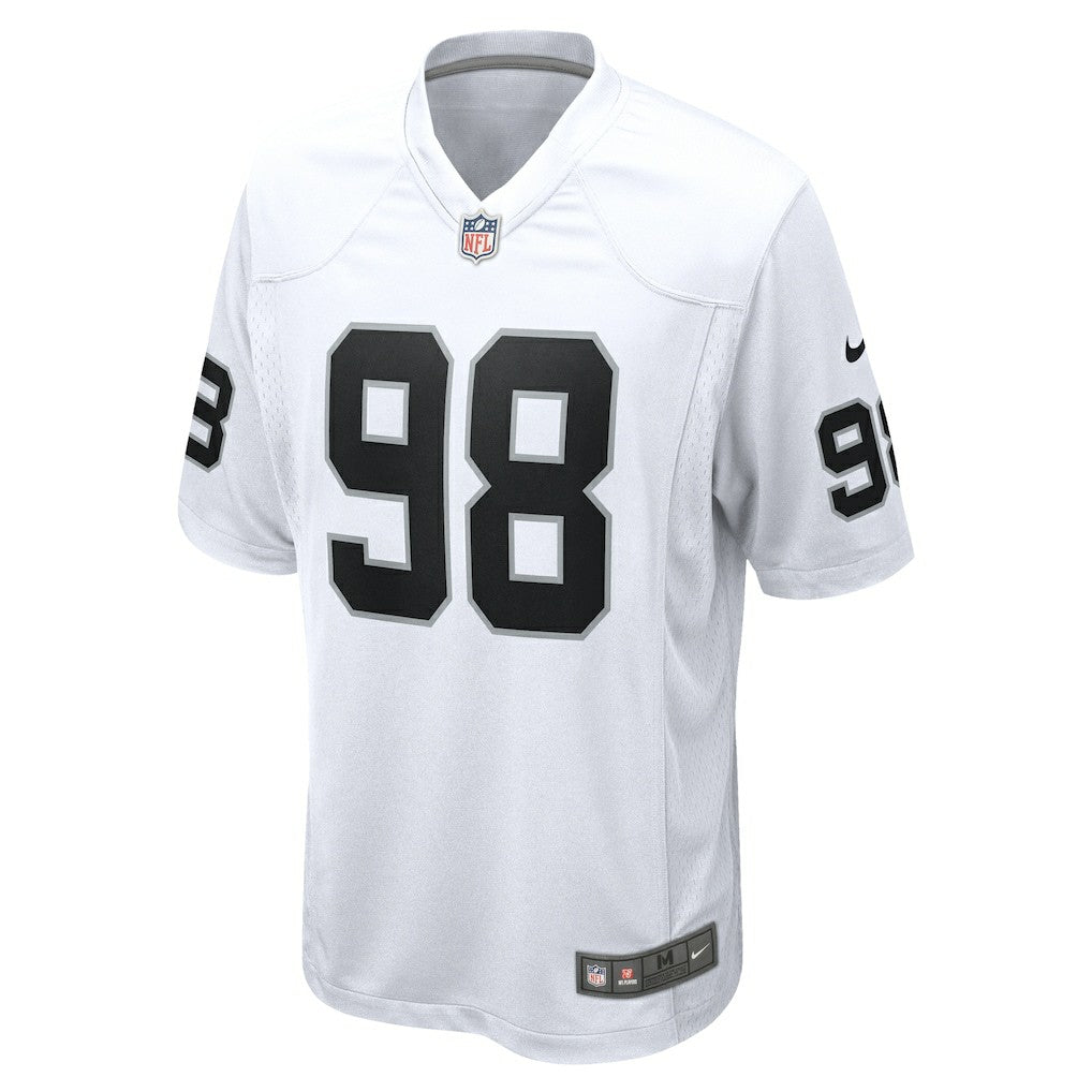 Maxx Crosby Las Vegas Raiders Game Jersey - White | Nike for sale