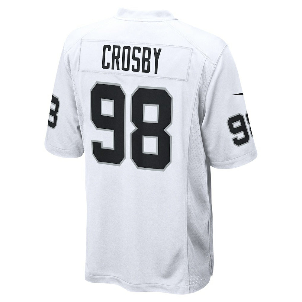 Maxx Crosby Las Vegas Raiders Game Jersey - White | Nike for sale