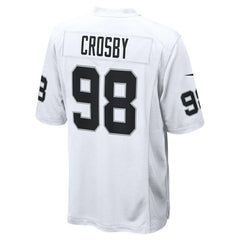Maxx Crosby Las Vegas Raiders Game Jersey - White | Nike for sale