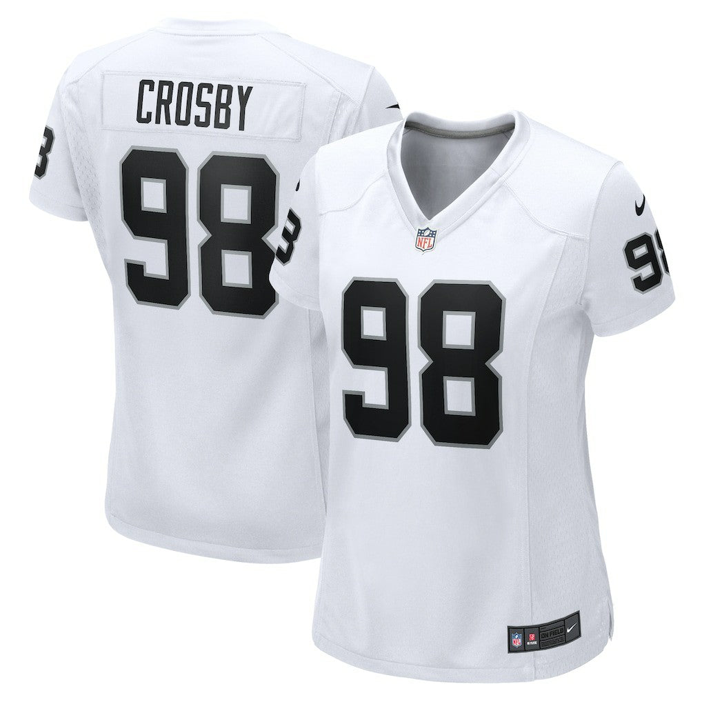 Maxx Crosby Las Vegas Raiders Women's Game Jersey - White | Nike online