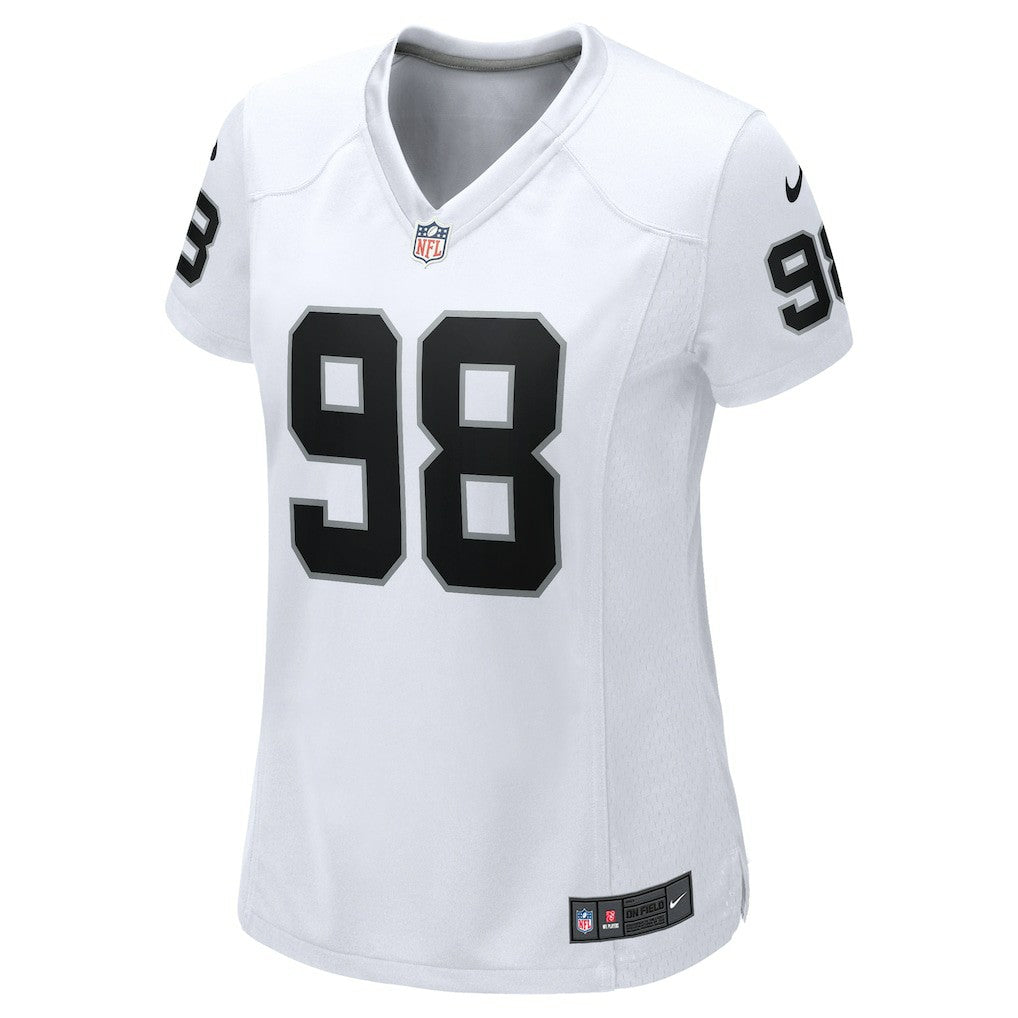 Maxx Crosby Las Vegas Raiders Women's Game Jersey - White | Nike online