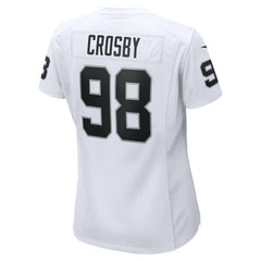 Maxx Crosby Las Vegas Raiders Women's Game Jersey - White | Nike online