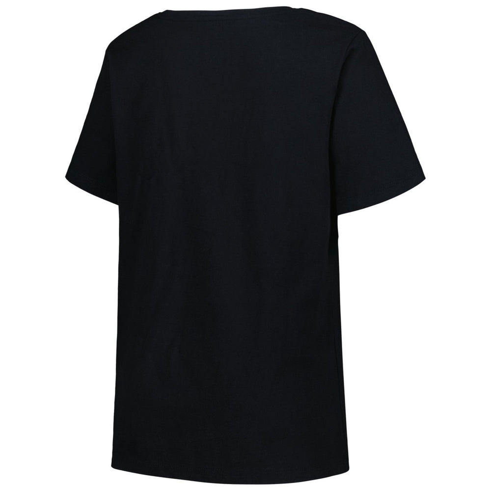 Memphis Grizzlies Profile Women's Plus Size Arch Over Logo V-Neck T-Shirt - Black discount