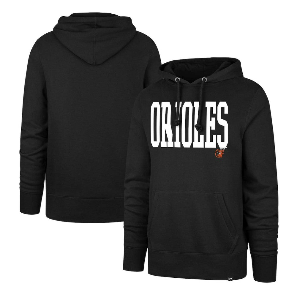 Baltimore Orioles Dime Headline Pullover Hoodie - Black | 47 brand