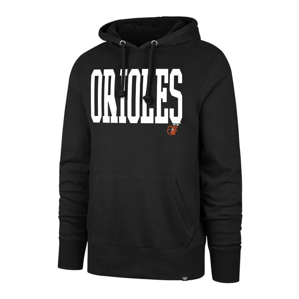 Baltimore Orioles Dime Headline Pullover Hoodie - Black | 47 brand