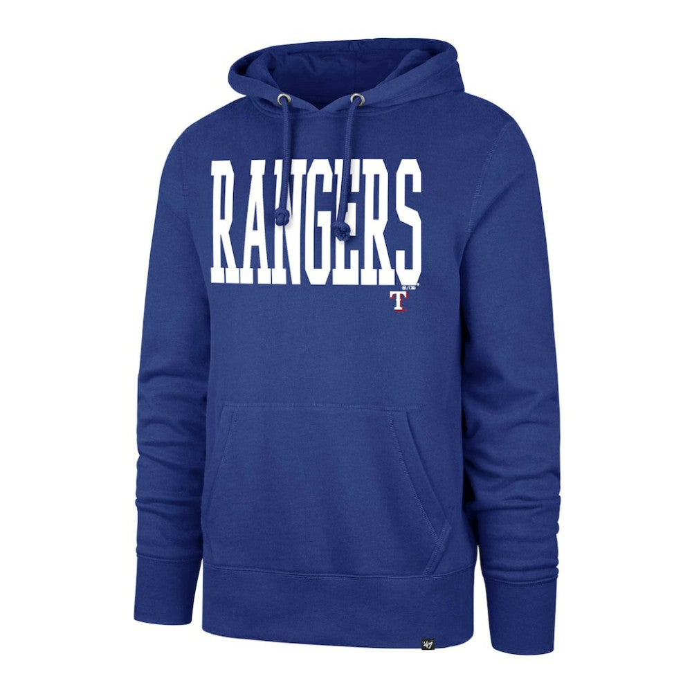 Texas Rangers Dime Headline Pullover Hoodie - Royal | 47 brand