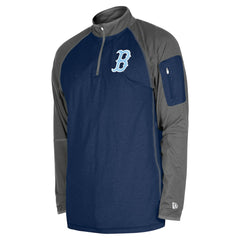 Boston Red Sox Father's Day Raglan Quarter-Zip Top - Navy | New Era