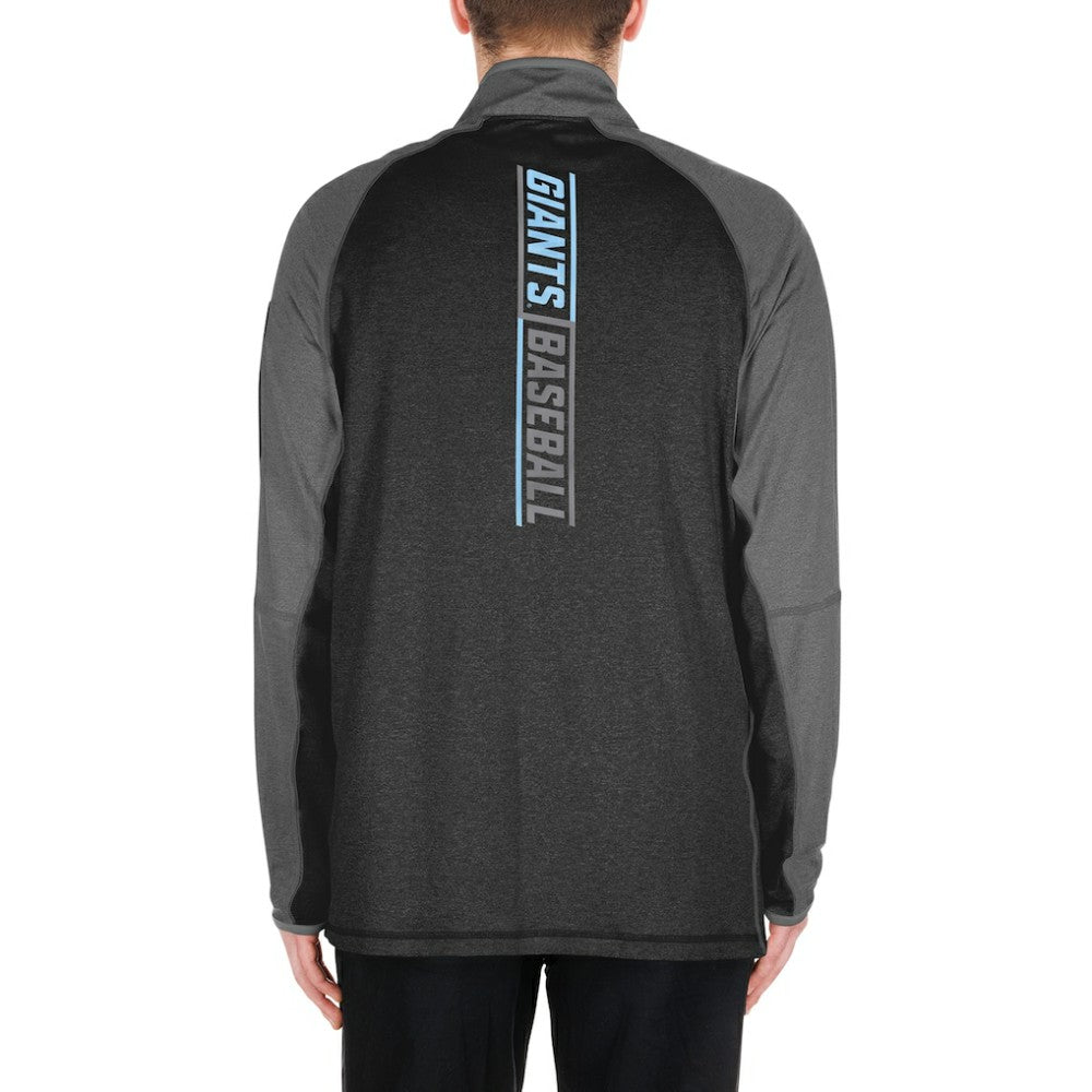 San Francisco Giants Father's Day Raglan Quarter-Zip Top - Black | New Era
