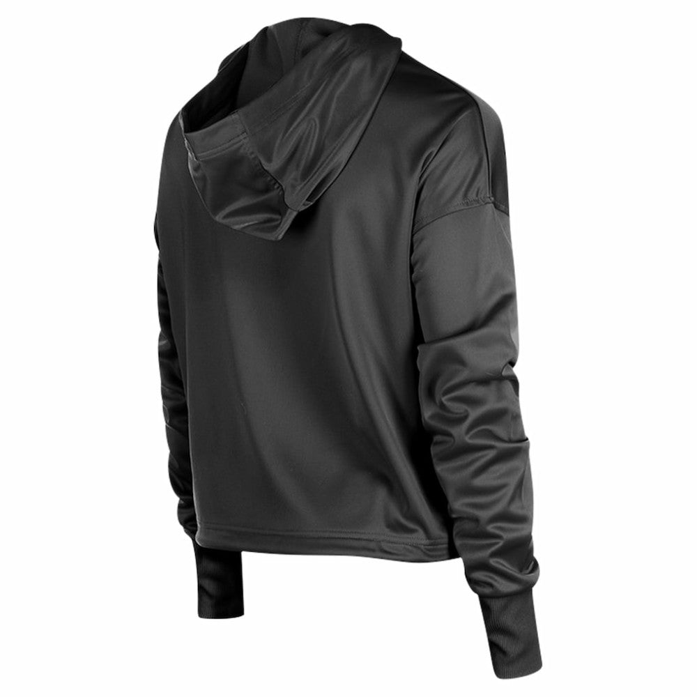 San Francisco Giants Women's Half-Zip Hoodie - Black | New Era