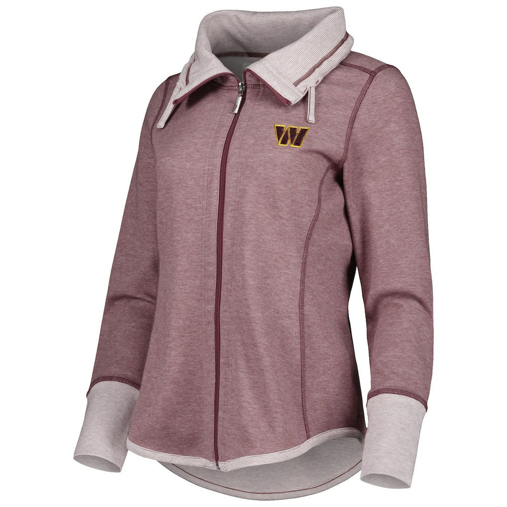 Washington Commanders Women's Sport Sun Fade Full-Zip Sweatshirt - Burgundy online